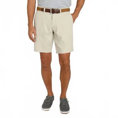 Duck Head Long Drive Performance Short 9" In Stone In White