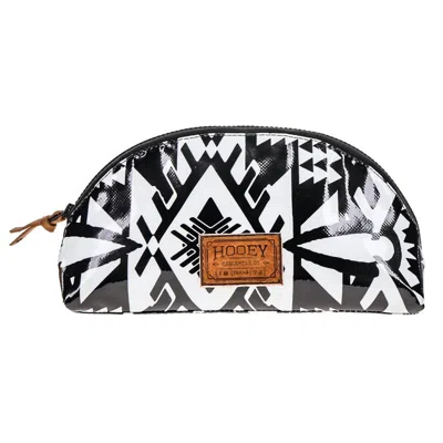 Hooey Women's Puebla Accessory Bag Aztec Pattern - Small In Black/white In Multi