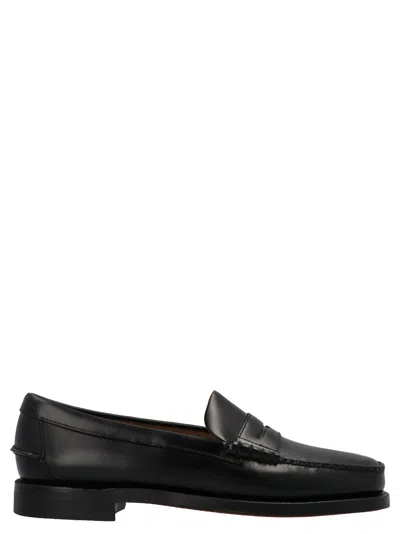 Sebago Classic Dan Business Moccasin Loafers In Black