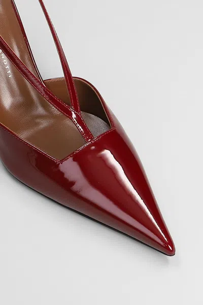 Giuseppe Zanotti Almha 85 Pumps In Red Patent Leather In Red