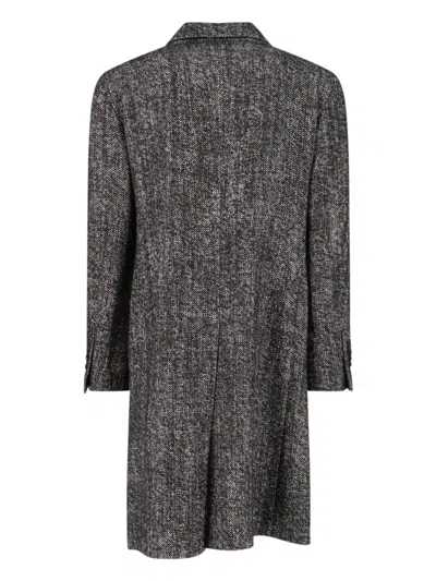 Tagliatore Double-breasted Jacket Featuring Button Detailing In Gray