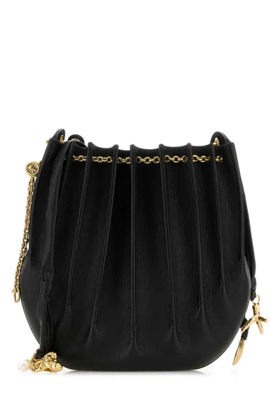 Chloé Chloe Women Black Leather Sea Treasures Crossbody Bag In Black