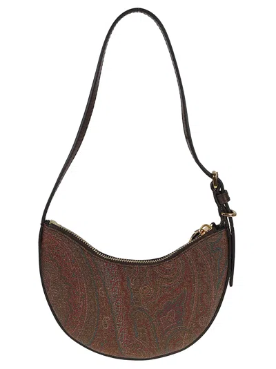 Etro Hobo Essential Xs Arnica In Brown