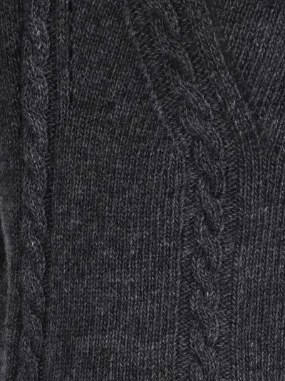 Ermanno Scervino Long Sleeve High Neck Sweater In Multi