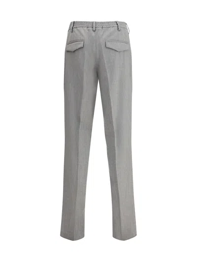 Lardini Elasticated-waist Trousers In Gray
