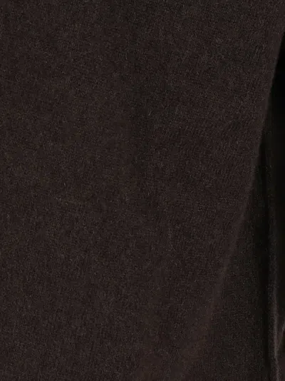 Antonelli Button Long-sleeved Sweater In Brown