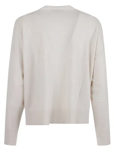 Antonelli Button Long-sleeved Sweater In Neutral