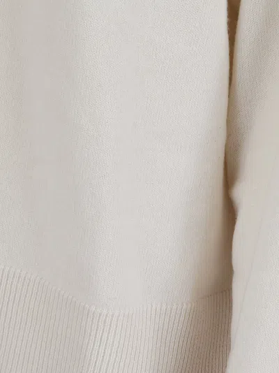 Antonelli Button Long-sleeved Sweater In Neutral