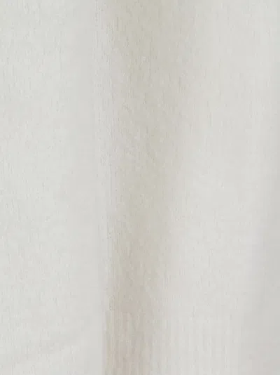 Ballantyne Boucle Texture White Knit Sweater In White