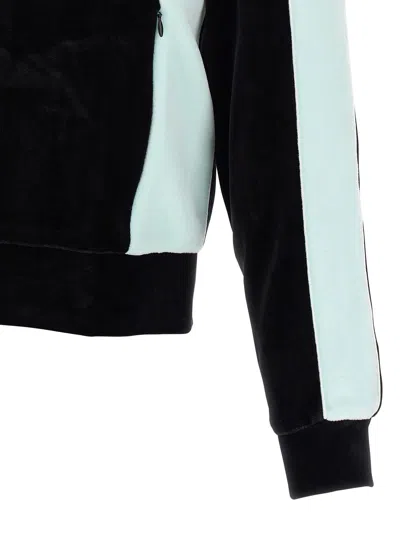 Casablanca High Collar Sweatshirt Featuring Contrast Panels In Black