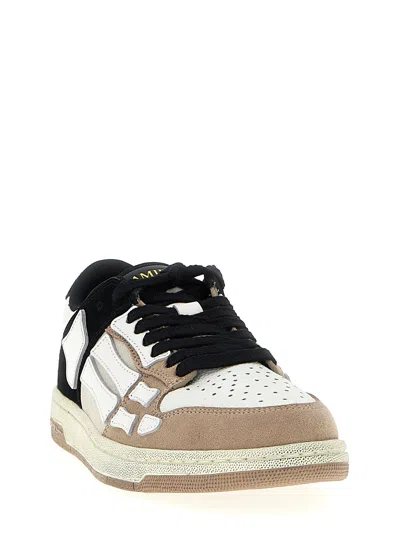Amiri Low Top Distressed Sneakers In Multi