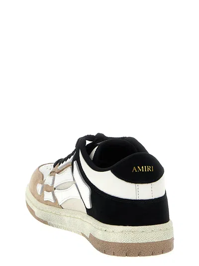 Amiri Low Top Distressed Sneakers In Multi