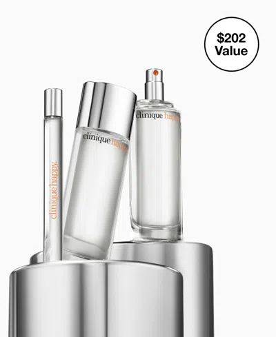 Clinique 3-pc. Whole Lotta Happy Perfume Gift Set In Transparent