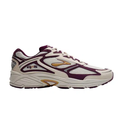 Pre-owned Brooks Adrenaline Gts 4 'beet Moonbeam' | Cream | Men's Size 8.5 In White