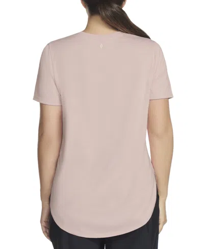 Skechers Women's Active Go Walk Wear Go Dri Swift Tunic T-shirt In Pink