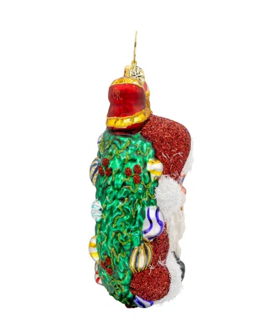 Christopher Radko Santa Smiling Through 2025 Ornament In Multi