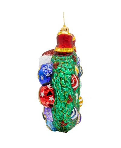 Christopher Radko Santa Smiling Through 2025 Ornament In Multi