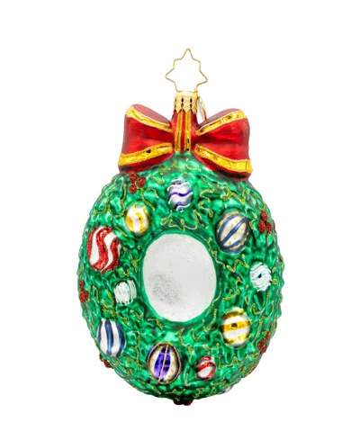 Christopher Radko Santa Smiling Through 2025 Ornament In Multi