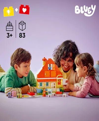 Lego Duplo Bluey's Family House With Memory Game 10459, 83 Pieces In Multi