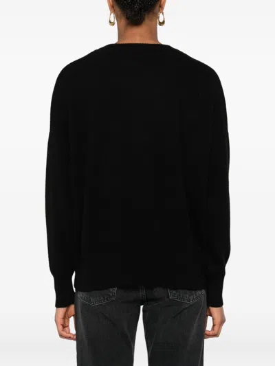 Beyou Crew-neck Cashmere Sweater In Black