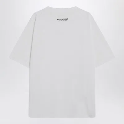 Essentials Logo Patch Crewneck T-shirt In White