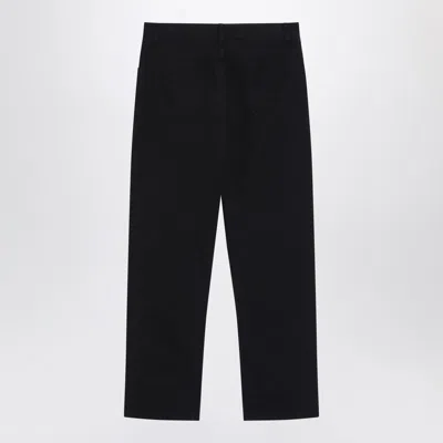 The Row Landais Straight-leg Jeans In Black
