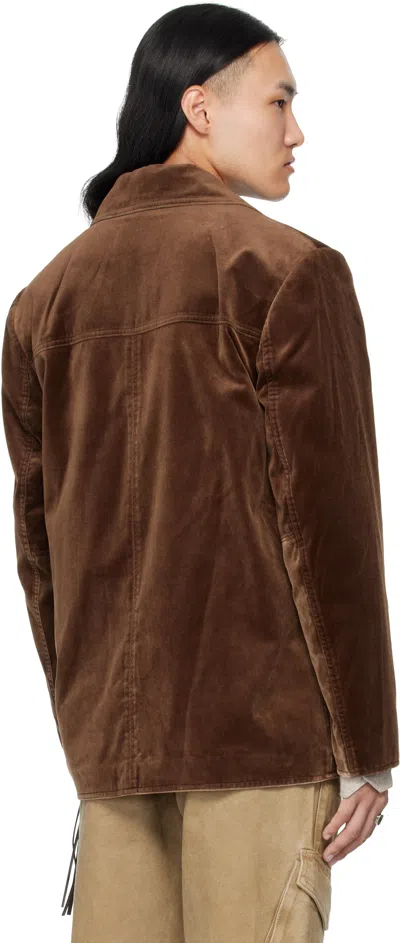 Mmic Brown Boulevard Jacket In Brown