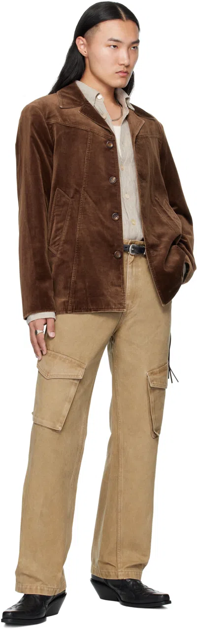 Mmic Brown Boulevard Jacket In Brown