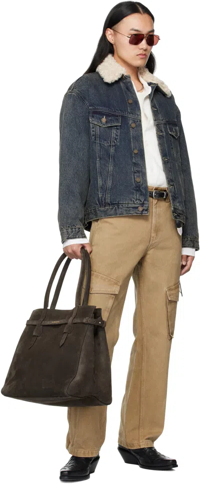 Mmic Navy Rolling Acid Jacket In Blue