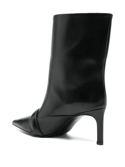 扣环开合尖头靴（7厘米）