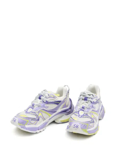 Balenciaga Runner 2 Lilac Yellow Polyurethane Sneakers In Purple