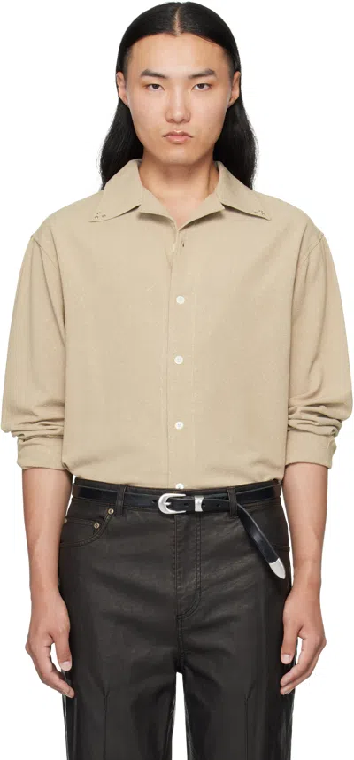 Mmic Beige Mode Shirt In Neutral