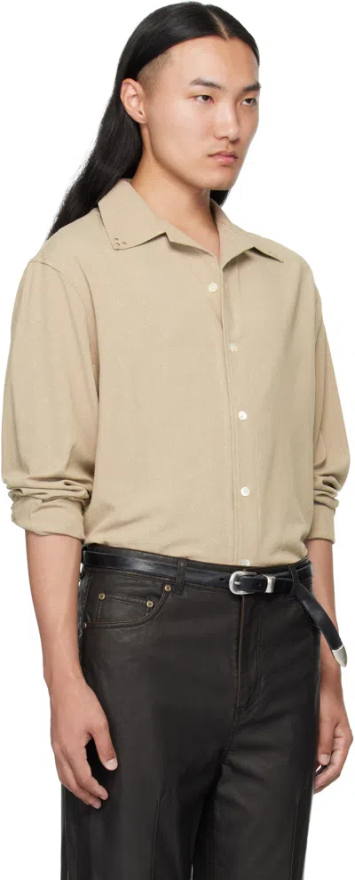 Mmic Beige Mode Shirt In Neutral