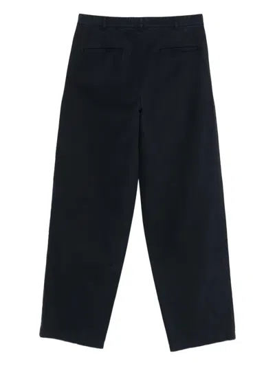 Aspesi Pleated Details Casual Pants In Black