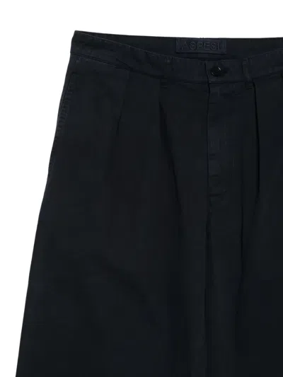 Aspesi Pleated Details Casual Pants In Black
