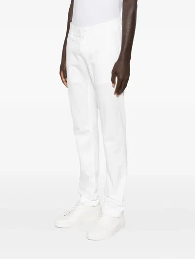 Jacob Cohen Button Trousers In White