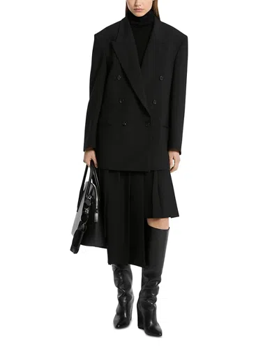 Michael Kors Michael  Wobroad Shawn Wool Blazer In Black