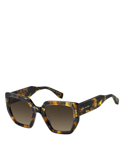 Marc Jacobs 52mm Gradient Square Sunglasses In Brown