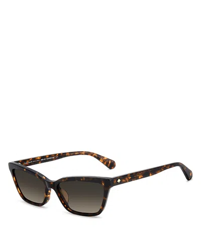 Kate Spade New York Aisha Rectangle Sunglasses, 55mm In Multi