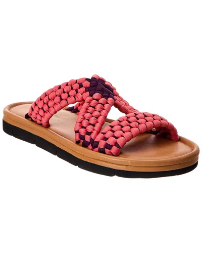 Free People Edge Water Woven Sandal In Red