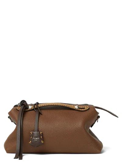 Fendi Michael Kors Black Leather Bags In Brown