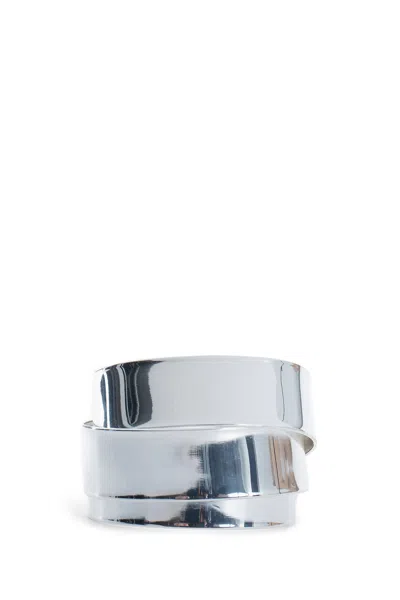 Suot Studio Wide Ribbon Bracelet In Metallic