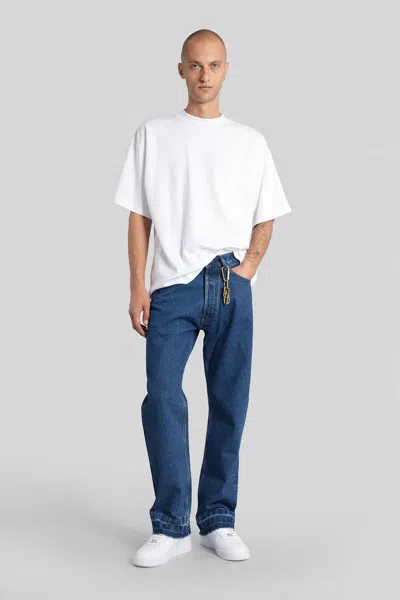 Darkpark Edi Straight-leg Jeans With Keychain In Blue