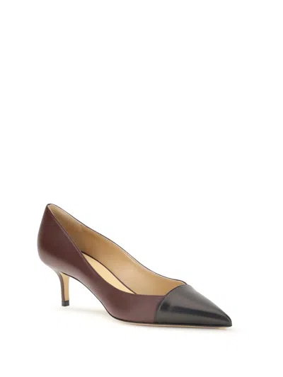 Francesco Russo Two-tone Pumps In Brown