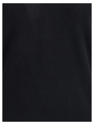 Allude Cashmere Sweater In Black