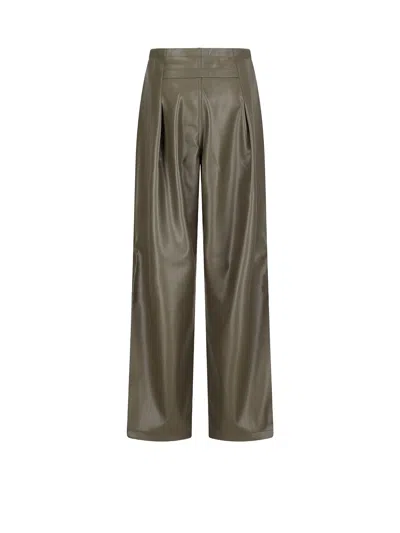 Darkpark Relaxed Fit Trousers Adjustable Drawstring Waist In Green