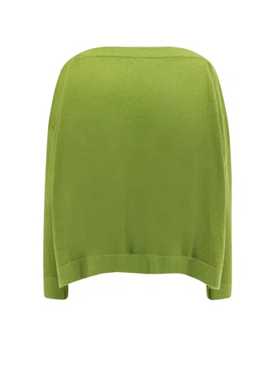 F Cashmere Maglia Daisy 1 In Cashmere In Green