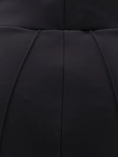 La Petit Robe Di Chiara Boni Forever Jersey Trousers With Flared Bottom In Black