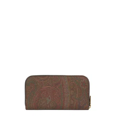 Etro Wallet In Brown