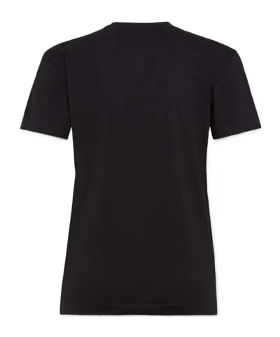 Dsquared2 Perfectly Fitted Short Sleeve Top In Black